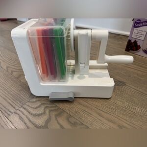 OXO Veggie Spiralizer with Colorful Blade Inserts